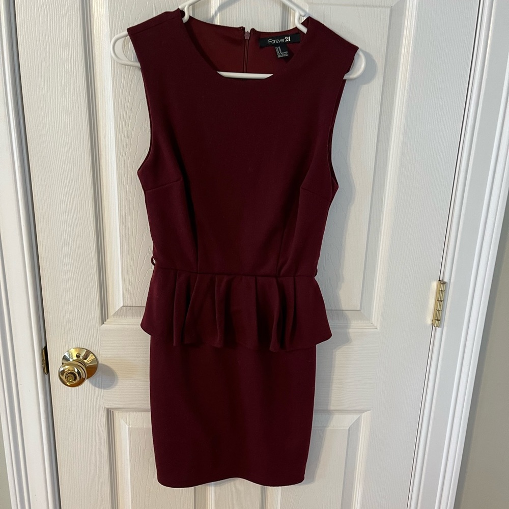 Maroon dress